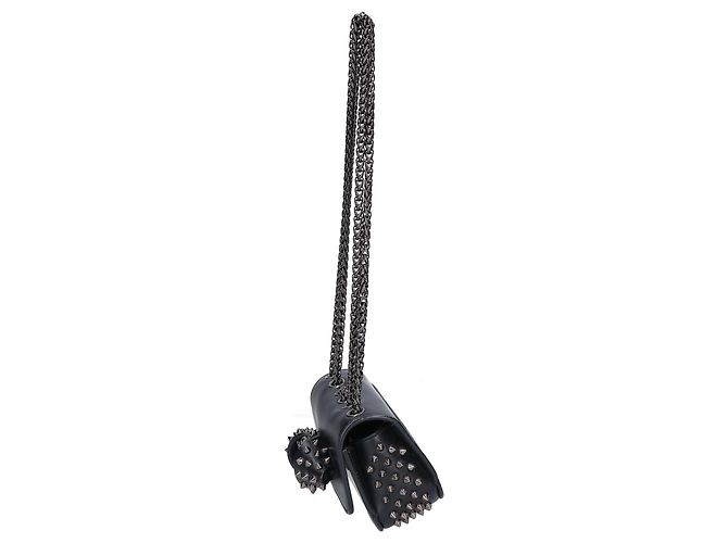 Borsa a tracolla Christian Louboutin Spike Stud Sweet Charity Nero - vista 4