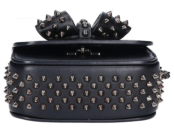Borsa a tracolla Christian Louboutin Spike Stud Sweet Charity Nero - vista 5