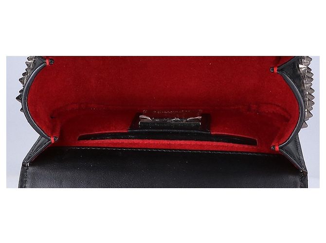 Borsa a tracolla Christian Louboutin Spike Stud Sweet Charity Nero - vista 6