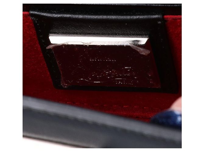 Borsa a tracolla Christian Louboutin Spike Stud Sweet Charity Nero - vista 7