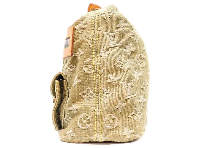 Borsa a tracolla Louis Vuitton Monogram Denim Cachi - vista 2
