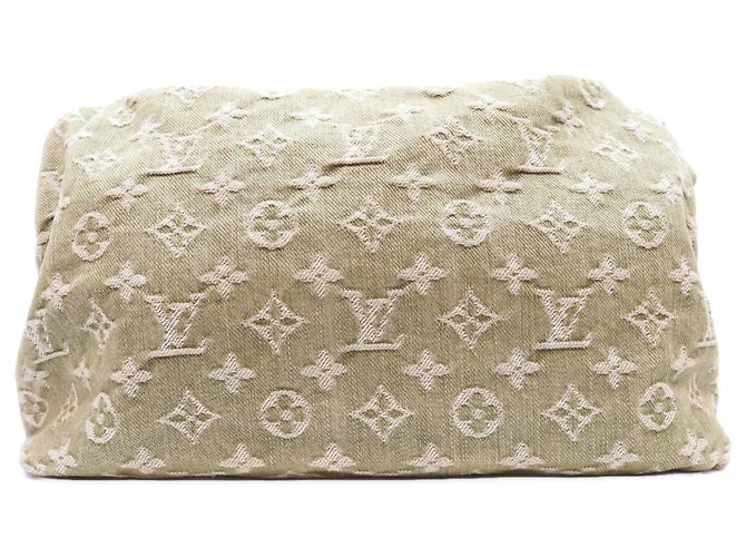 Borsa a tracolla Louis Vuitton Monogram Denim Cachi - vista 3