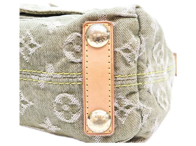 Borsa a tracolla Louis Vuitton Monogram Denim Cachi - vista 6