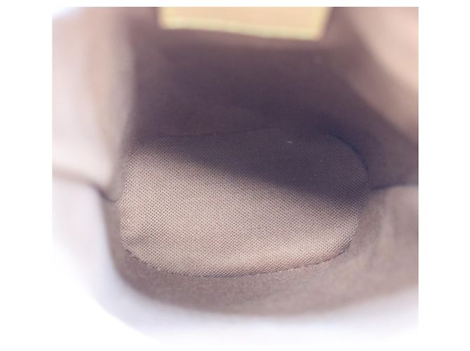 Bolso de hombro Louis Vuitton Monogram Fold Me Pouch Castaño - vista 10