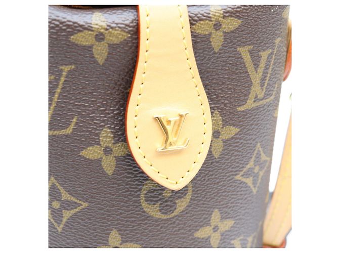 Bolso de hombro Louis Vuitton Monogram Fold Me Pouch Castaño - vista 6