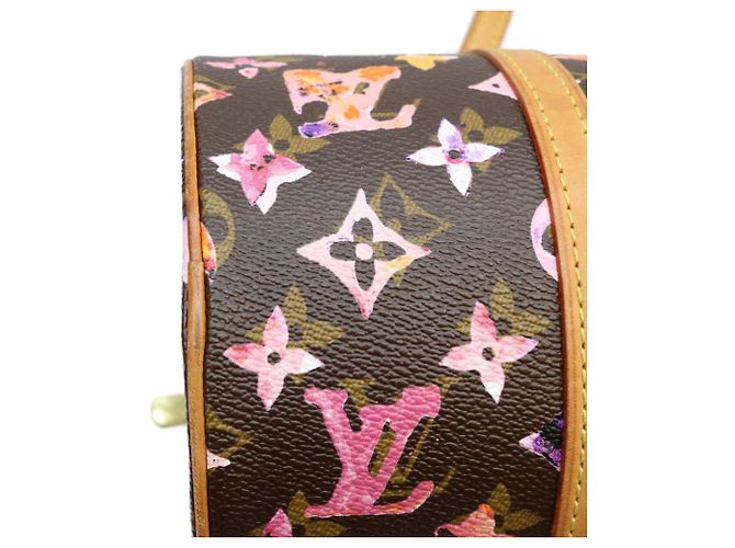 Borsa Louis Vuitton Monogram Watercolor Papillon 30 Marrone - vista 10