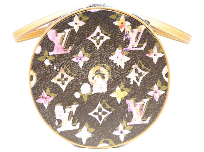 Borsa Louis Vuitton Monogram Watercolor Papillon 30 Marrone - vista 4