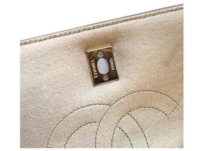 Borsa a tracolla Chanel Gold Trendy CC Small D'oro - vista 11