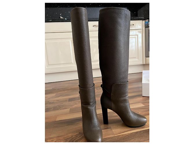 Balenciaga Lederstiefel Braun - Ansicht 10