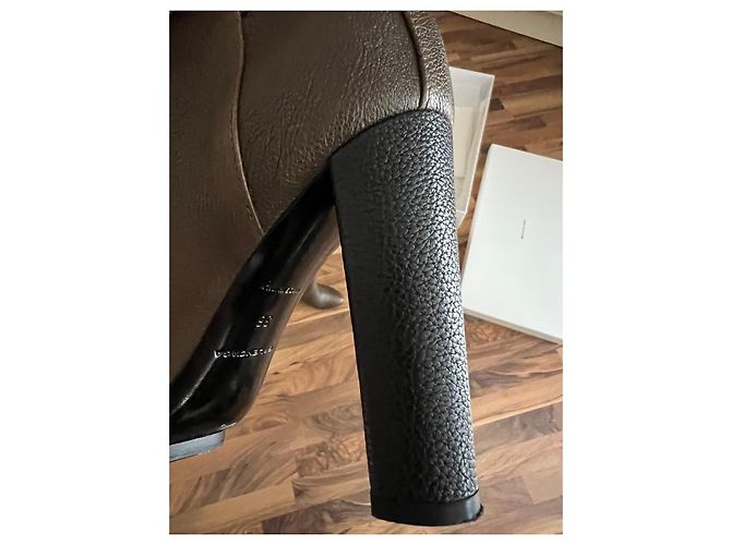 Balenciaga Lederstiefel Braun - Ansicht 12