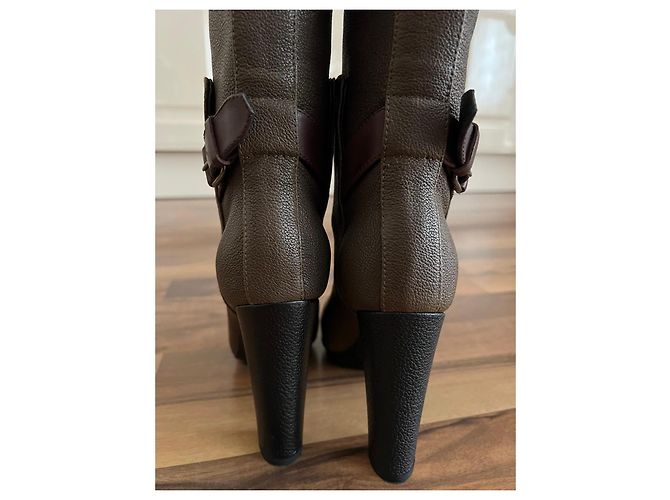 Balenciaga Lederstiefel Braun - Ansicht 6