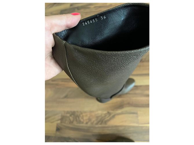 Balenciaga Lederstiefel Braun - Ansicht 8