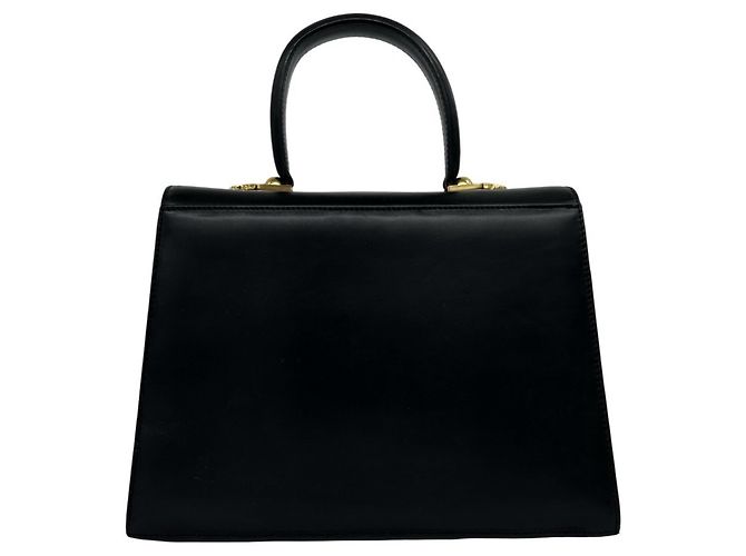 Salvatore Ferragamo Lederhandtasche mit Gancini-Hardware Schwarz - Ansicht 3