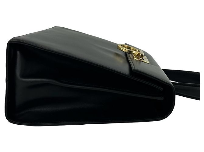 Salvatore Ferragamo Lederhandtasche mit Gancini-Hardware Schwarz - Ansicht 6