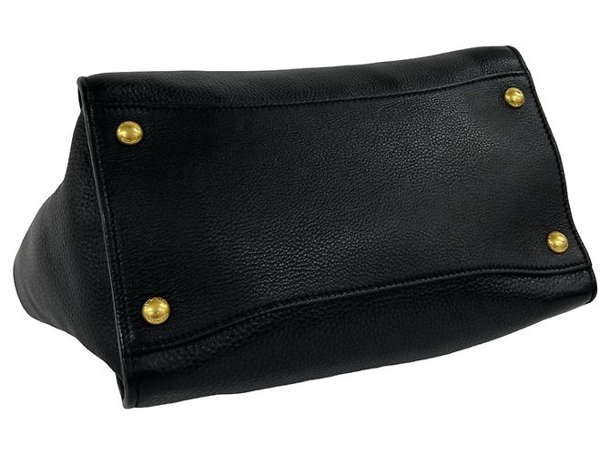 Prada Black Leather 2-Way Shoulder Bag - view 7