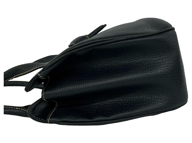 Borsa in pelle Loewe Vintage con logo Barcelona inciso Blu navy - vista 5