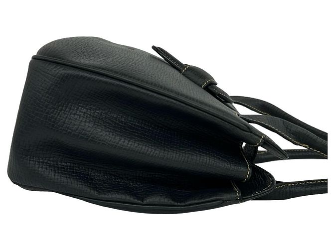 Borsa in pelle Loewe Vintage con logo Barcelona inciso Blu navy - vista 6