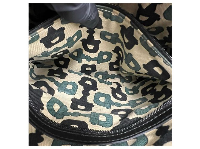 Gucci Guccissima Logo Hardware Leder Tote Bag Schwarz - vue 10