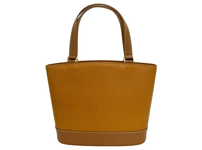 Borsa Tote in pelle Burberry Vintage Logo Hardware Nova Check Pattern Marrone - vista 3