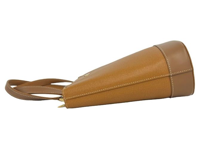 Borsa Tote in pelle Burberry Vintage Logo Hardware Nova Check Pattern Marrone - vista 5