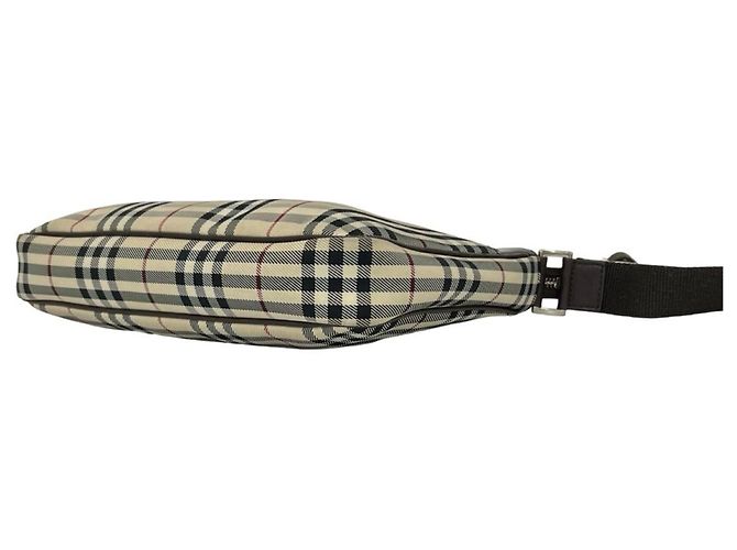 Bolsa de Ombro Burberry Nova Check Marrom Bege - vista 8