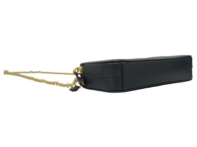 Mini borsa a tracolla Prada in pelle Saffiano Nero - vista 7
