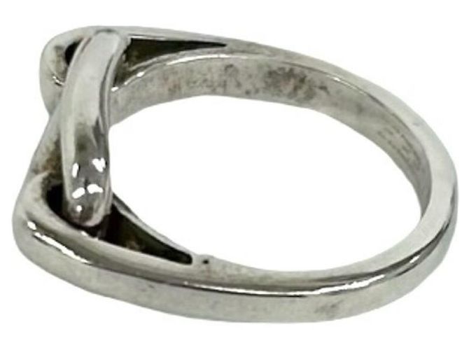 Ring Hermès HERMES Bague Anneau Chaine d'Ancre Silver Argenté - vue 5