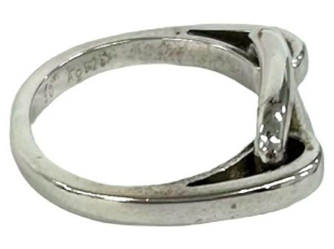 Ring Hermès HERMES Bague Anneau Chaine d'Ancre Silver Argenté - vue 6