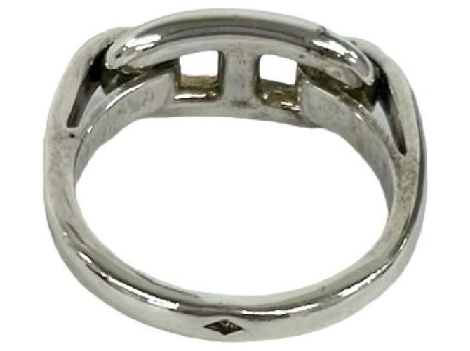 Ring Hermès HERMES Bague Anneau Chaine d'Ancre Silver Argenté - vue 7