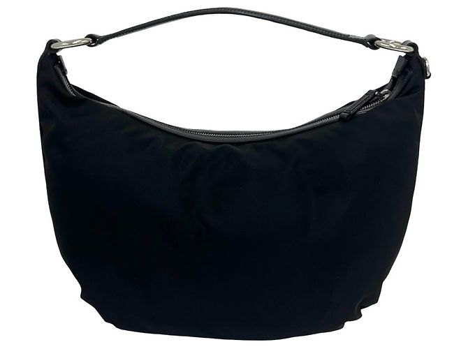 Tote Prada Schultertasche aus Tessuto Pocono Nylon Schwarz - Ansicht 3