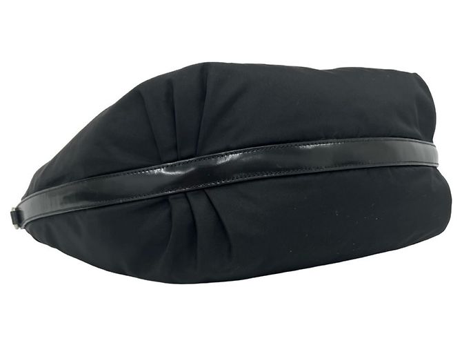 Tote Prada Schultertasche aus Tessuto Pocono Nylon Schwarz - Ansicht 7
