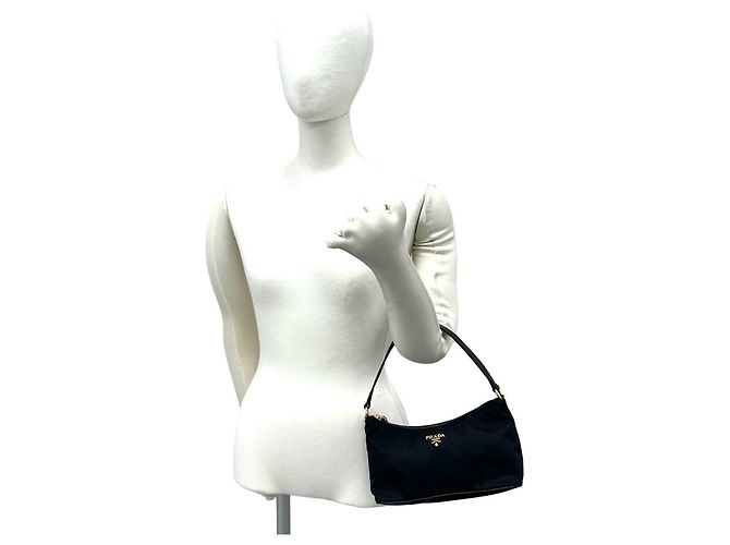 Saffiano Mini borsa/pouch Prada in nero - vista 2