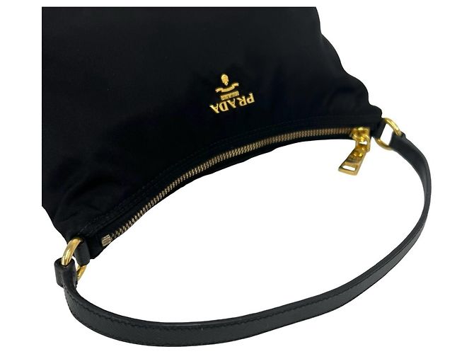 Saffiano Mini borsa/pouch Prada in nero - vista 4