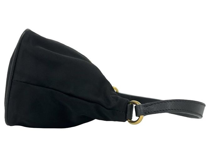 Saffiano Mini borsa/pouch Prada in nero - vista 6