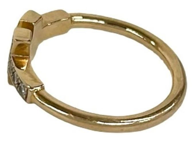 Autre Marque Tiffany & Co. Ehering aus 18K Roségold mit Diamanten Golden - Ansicht 4