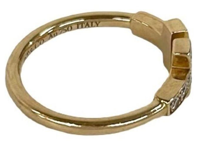Autre Marque Tiffany & Co. Ehering aus 18K Roségold mit Diamanten Golden - Ansicht 5