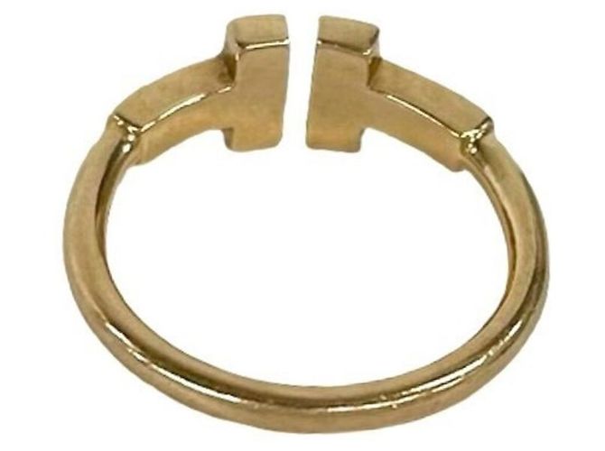 Autre Marque Tiffany & Co. Ehering aus 18K Roségold mit Diamanten Golden - Ansicht 6