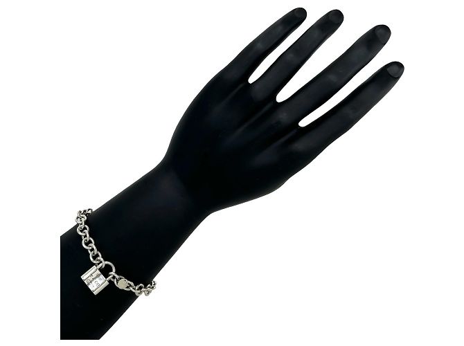Autre Marque Tiffany & Co. Gliederkette-Armband mit Charms Silber - Ansicht 2