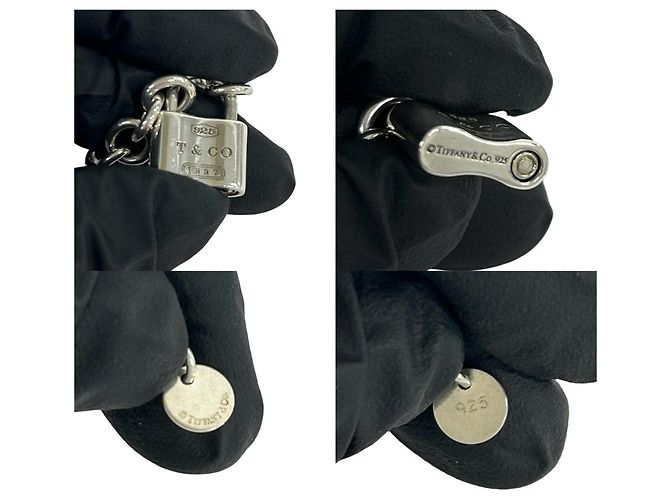 Autre Marque Tiffany & Co. Gliederkette-Armband mit Charms Silber - Ansicht 3