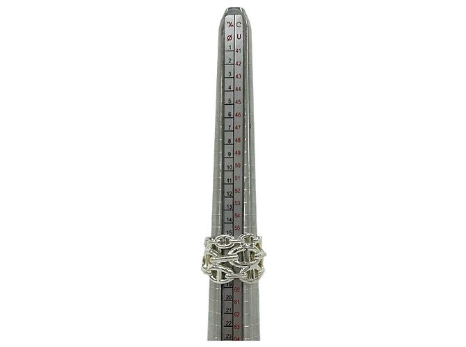Hermès Hermes Enchainée GM Bandring Silber - Ansicht 7