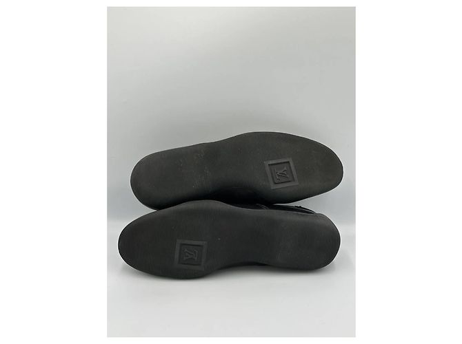 Scarpe da guida Louis Vuitton in pelle nera Nero - vista 10