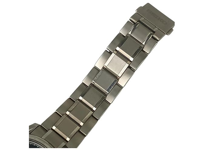 Orologio analogico da uomo SEIKO Presage Black Silver Titanium - vista 7