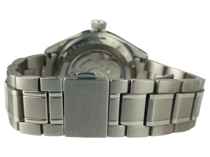 Orologio analogico da uomo SEIKO Presage Black Silver Titanium - vista 8