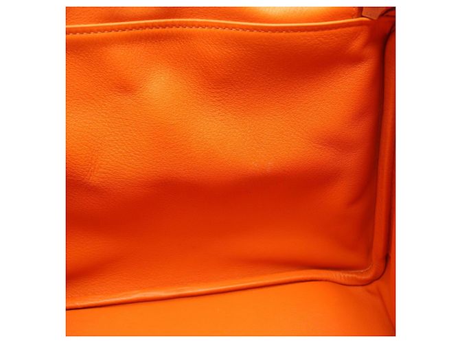 Hermès Bolso de hombro Hermes Lindy 30 Naranja - vista 15