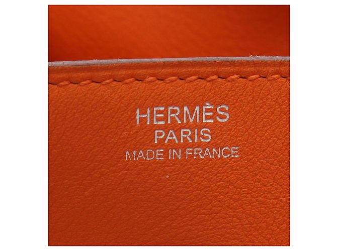 Hermès Bolso de hombro Hermes Lindy 30 Naranja - vista 4