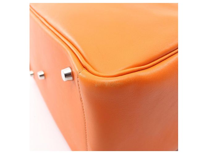 Hermès Bolso de hombro Hermes Lindy 30 Naranja - vista 6