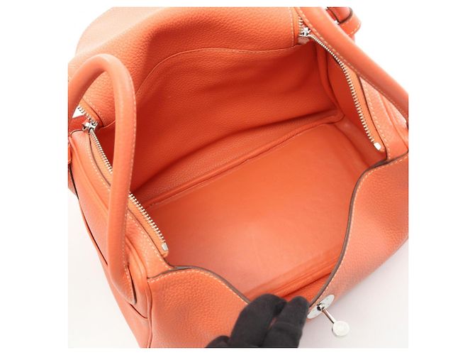 Hermès Hermes Lindy 30 Schultertasche Orange - Ansicht 3