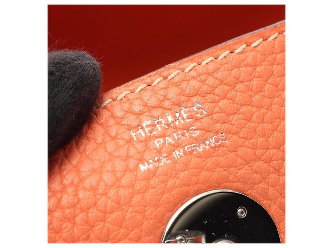 Hermès Hermes Lindy 30 Schultertasche Orange - Ansicht 4