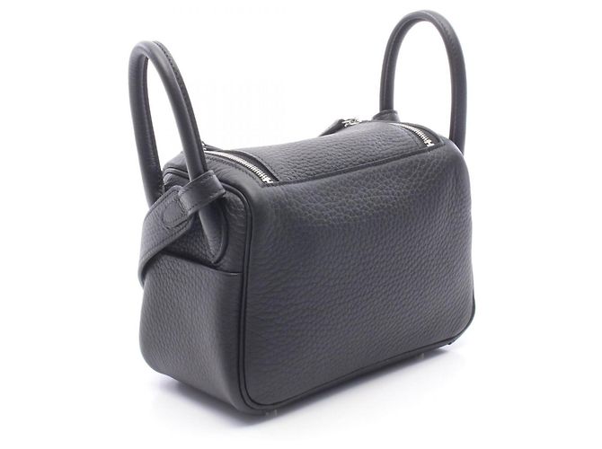 Hermès Borsa a tracolla Hermes Lindy Mini Nero - vista 2