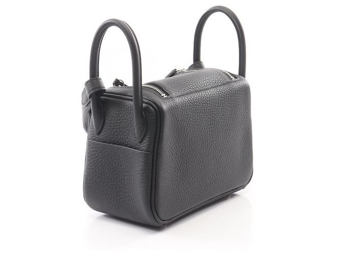 Hermès Borsa a tracolla Hermes Lindy Mini Nero - vista 2